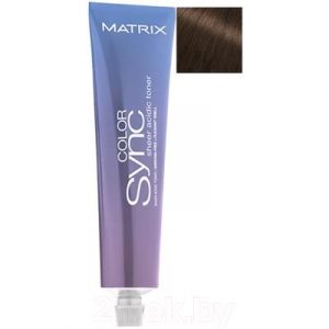 Крем-краска для волос MATRIX Color Sync Acidic тонер брюнет матовый