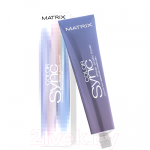 Крем-краска для волос MATRIX Color Sync Acidic тонер прозрачный пепельный