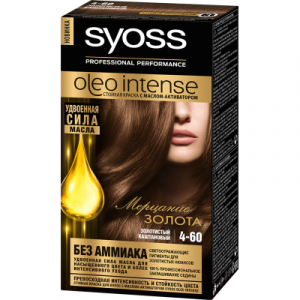 Крем-краска для волос Syoss Oleo Intense стойкая 4-60