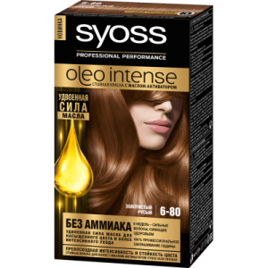 Крем-краска для волос Syoss Oleo Intense стойкая 6-80