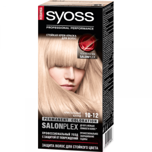 Крем-краска для волос Syoss Salonplex Permanent Coloration 10-12