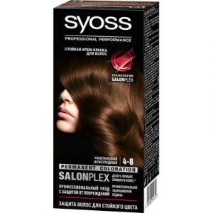 Крем-краска для волос Syoss Salonplex Permanent Coloration 4-8