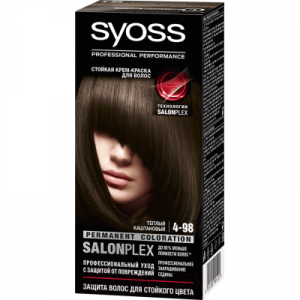 Крем-краска для волос Syoss Salonplex Permanent Coloration 4-98