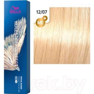 Крем-краска для волос Wella Professionals Koleston Perfect ME+ 12/07