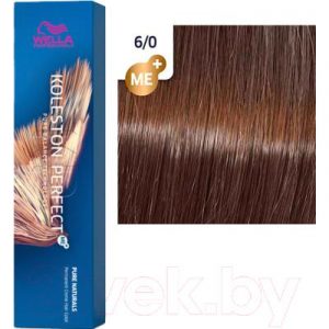 Крем-краска для волос Wella Professionals Koleston Perfect ME+ 6/0