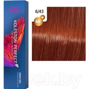 Крем-краска для волос Wella Professionals Koleston Perfect ME+ 6/43