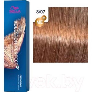 Крем-краска для волос Wella Professionals Koleston Perfect ME+ 8/07