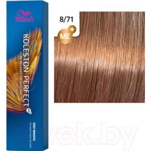 Крем-краска для волос Wella Professionals Koleston Perfect ME+ 8/71