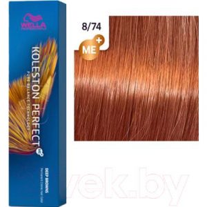 Крем-краска для волос Wella Professionals Koleston Perfect ME+ 8/74