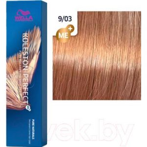 Крем-краска для волос Wella Professionals Koleston Perfect ME+ 9/03