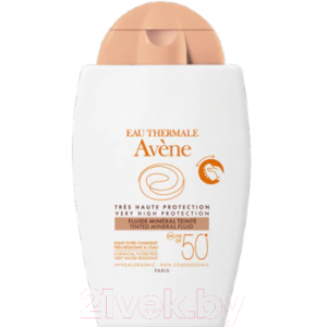 Крем солнцезащитный Avene Минеральный тональ SPF50+