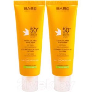 Крем солнцезащитный Laboratorios Babe Безмасленный для лица SPF50+