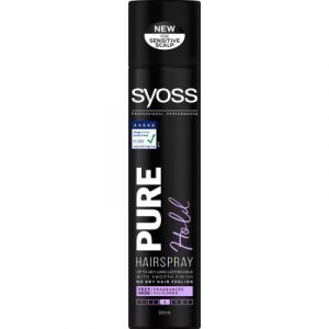 Лак для укладки волос Syoss Pure Hold сильная фиксация