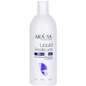 Лосьон для ног Aravia Professional для удаления мозолей и натоптышей Жидкий педикюр