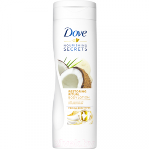 Лосьон для тела Dove Восстанавливающий с кокосовым маслом и миндальным молочком