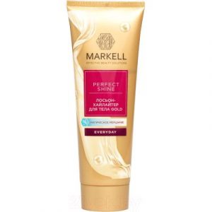 Лосьон для тела Markell Perfect Shine Gold хайлайтер для тела