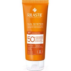 Лосьон солнцезащитный Rilastil Sun System PPT SPF50+ для чувствит. кожи с Pro-DNA Complex