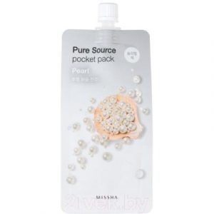 Маска для лица гелевая Missha Pure Source Pocket Pack Pearl ночная