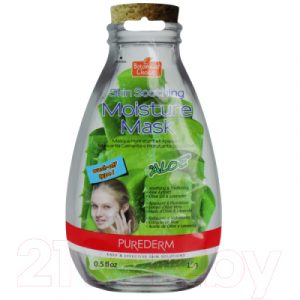 Маска для лица гелевая Purederm Botanical Choice Skin Soothing Moisture Mask Aloe увлаж. смягч.