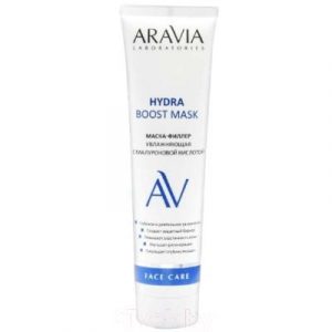Маска для лица кремовая Aravia Laboratories увлажняющая с гиалуроновой кислотой