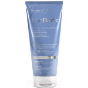 Маска для лица кремовая Белита-М TrueBiotic ночная несмываемая восстановл. липидного баланса