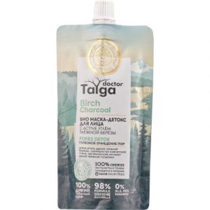 Маска для лица кремовая Natura Siberica Doctor Taiga Детокс Био глубокое очищение пор