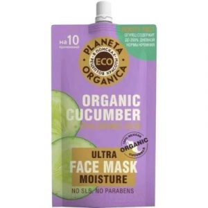 Маска для лица кремовая Planeta Organica Eco Organic Cucumber увлажняющая дой пак
