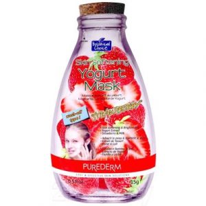 Маска для лица кремовая Purederm Botanical Choice Skin Softening Yogurt Mask Strawberry