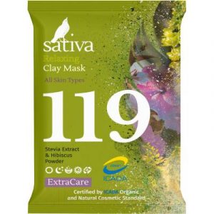 Маска для лица сухая Sativa №119 минеральная расслабляющая