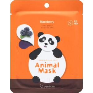 Маска для лица тканевая Berrisom Animal Панда с экстрактом ежевики