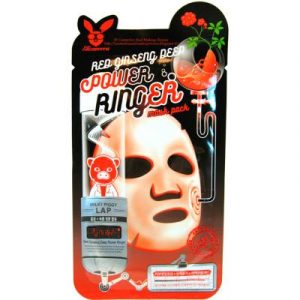 Маска для лица тканевая Elizavecca Red Ginseng Deep Power Ringer Mask Pack