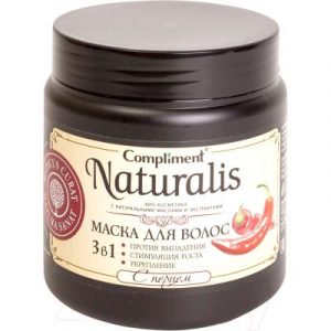 Маска для волос Compliment Naturalis с перцем 3 в 1