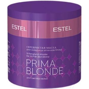 Маска для волос Estel Prima Blonde серебристая для холодных оттенков блонд