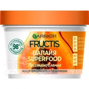 Маска для волос Garnier Fructis папайя питающая