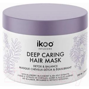 Маска для волос Ikoo Infusions Detox and Balance Deep Caring Hair Mask