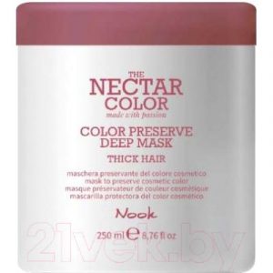 Маска для волос Nook The Nectar Color Насыщенная для защиты цвета окрашенных жестких