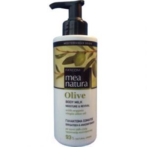 Молочко для тела Farcom Mea Natura Olive увлажняющее с оливковым маслом