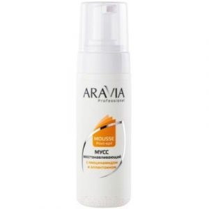 Мусс после депиляции Aravia Professional Восстанавливающий с ниацинамидом и аллантоином