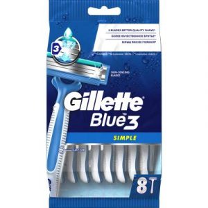 Набор бритвенных станков Gillette Blue Simple3 одноразовые