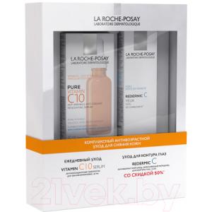 Набор косметики для лица La Roche-Posay La Roche-Posay Сыворотка Vitamin C10+Крем для век Redermic C