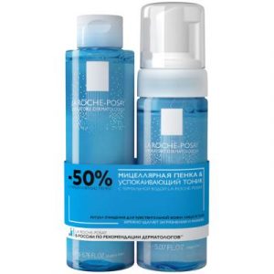 Набор косметики для лица La Roche-Posay Тоник успокаивающий 200мл+пенка мицеллярная 150мл