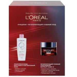 Набор косметики для лица L'Oreal Paris Dermo Expertise Крем д/лица Revitalift + мицеллярная вода