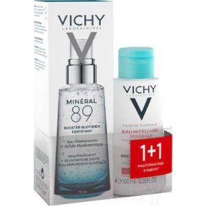 Набор косметики для лица Vichy Mineral 89 гель-сывор. д/всех типов кожи+вода мицел. д/чувств.