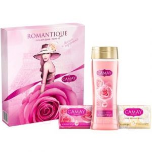 Набор косметики для тела Camay Romantique гель д/душа 250мл+мыло 2x85г