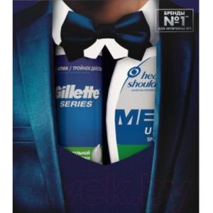 Набор косметики для тела и волос Gillette Series пена для бритья 250мл+Sports Fresh шампунь 200мл