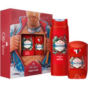 Набор косметики для тела Old Spice Wolfthorn дезодорант твердый 50мл + гель для душа 250мл