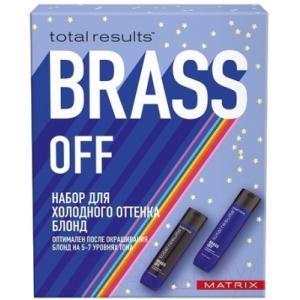 Набор косметики для волос MATRIX Total Results Brass Off 2021