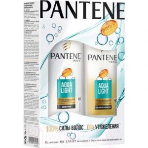 Набор косметики для волос PANTENE Aqua Light шампунь 250мл + бальзам 200мл