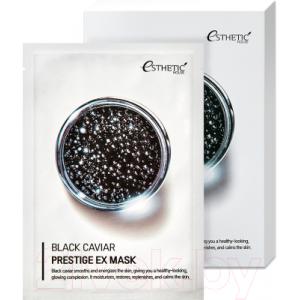 Набор масок для лица Esthetic House Black Caviar Prestige Ex Mask тканевая