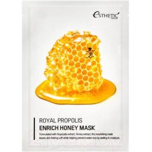 Набор масок для лица Esthetic House Royal Propolis Enrich Honey Mask тканевые